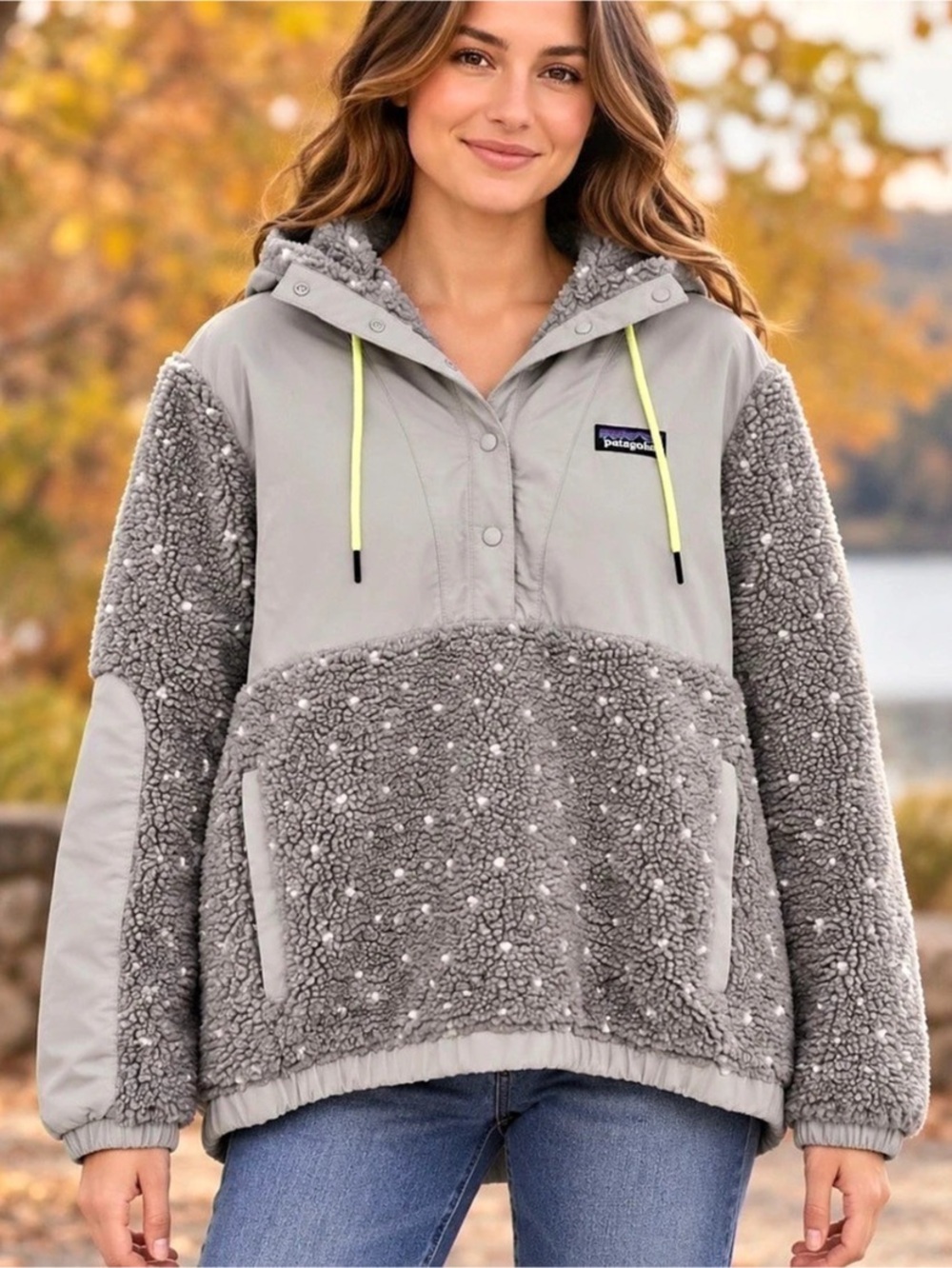 Patagonia Women’s Shelled Retro-X Sherpa Fleece Pullover | XL | Grey